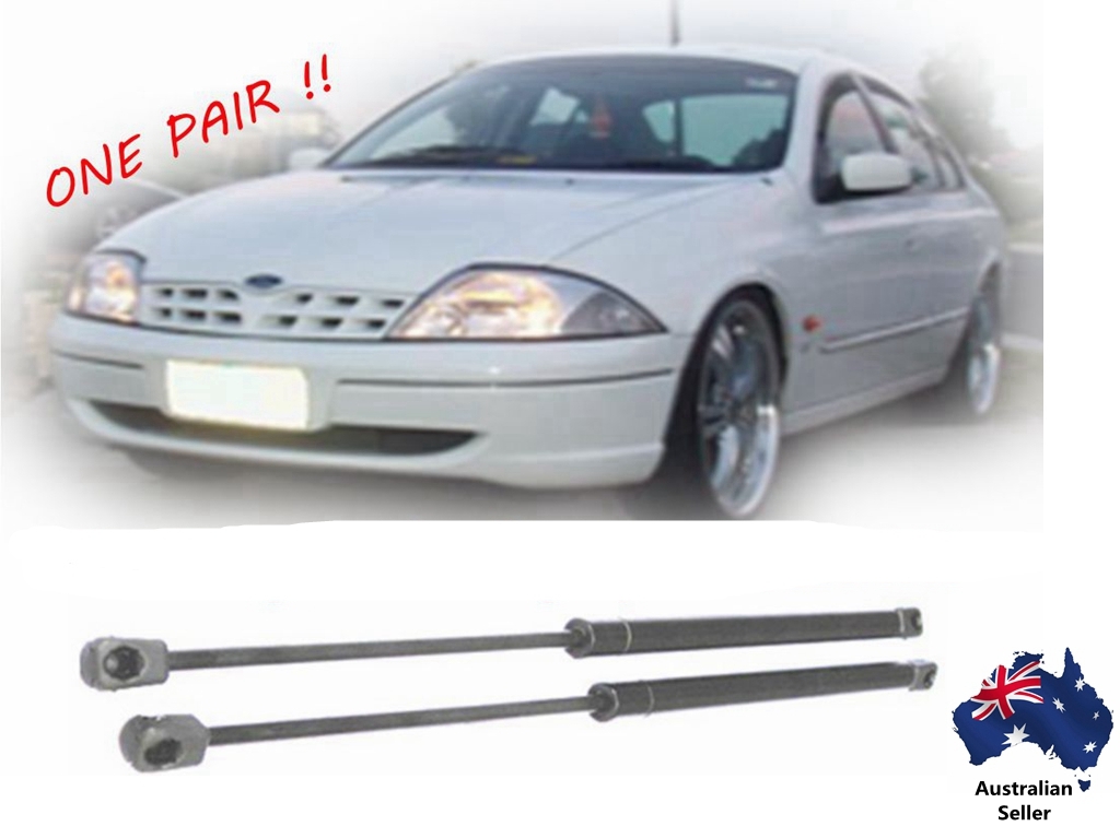 2 x New gas struts suit Ford Falcon Fairmont all AU series BONNET NU Fairlane 