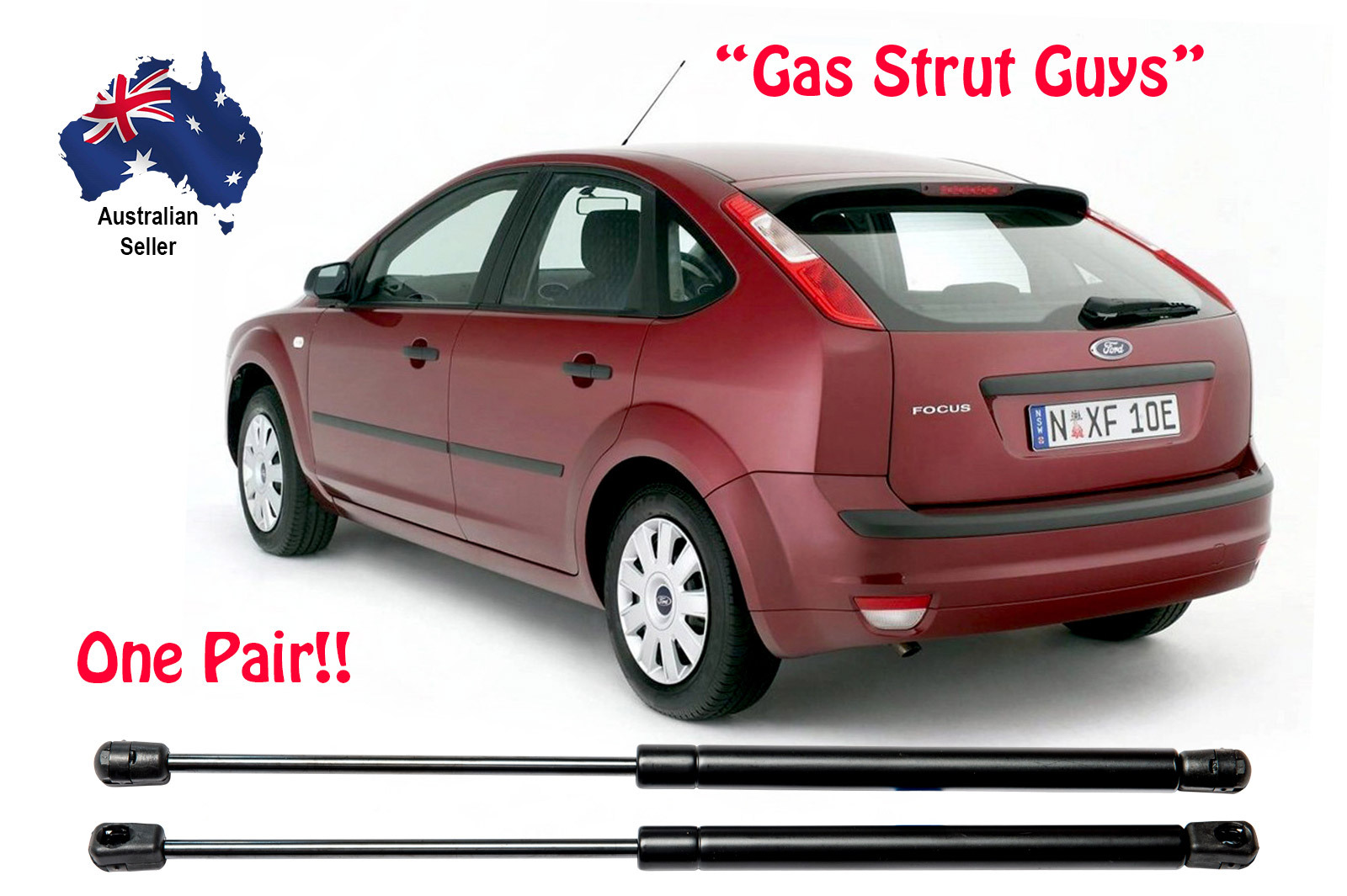 2006-2010 FOR FORD FOCUS CABRIO MK2 CONVERTIBLE REAR TAILGATE BOOT GAS STRUTS