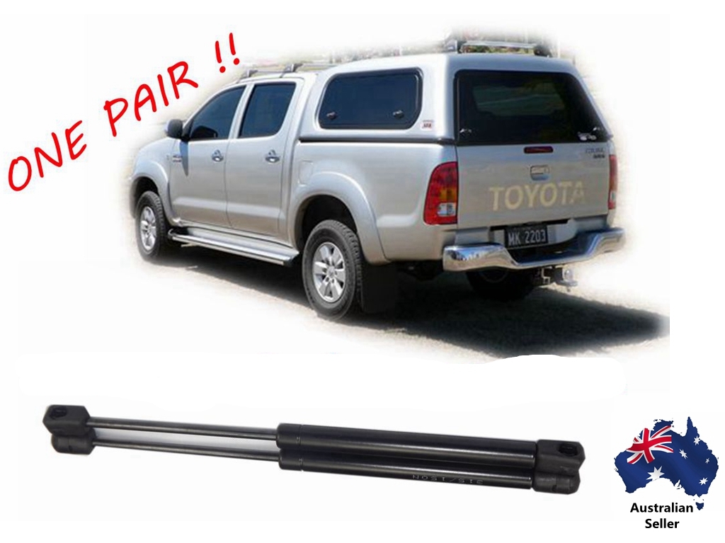  2 x NEW Gas Struts suit ARB Canopy REAR window 325mm long 160N 1921VR inc Hilux