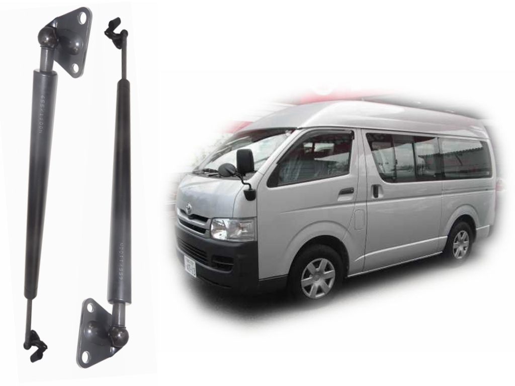 2x Rear Door Tailgate Gas Struts Hiace COMMUTER Van 2005 to 2018  9.8 SLWB