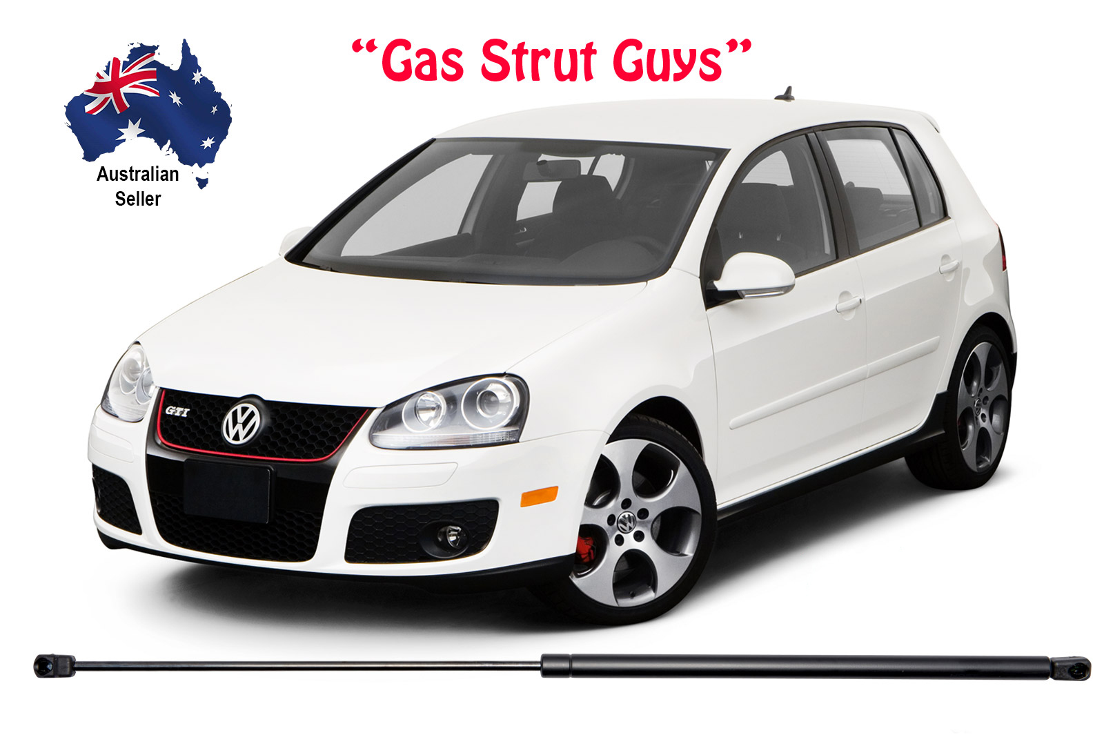 1 x NEW Volkswagen VW Golf BONNET Gas Strut MK5 and MK6 all models 2003 to 2013 