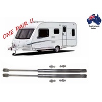 2 x NEW gas struts match Stabilus 4904DI 195mm 0150N suit Caravan boot hatch box